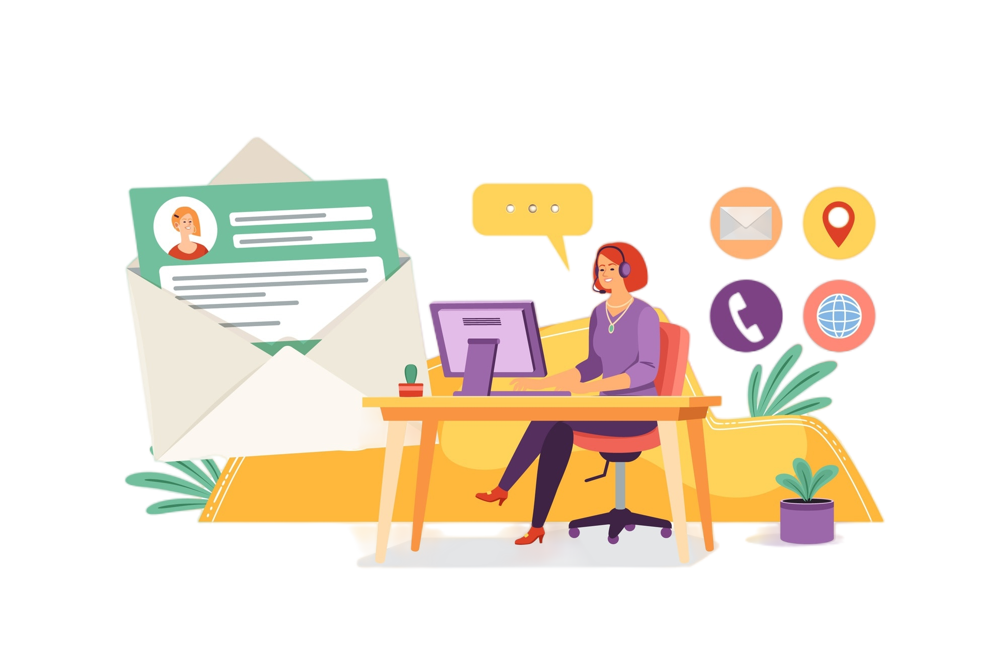 Contact Us Concept